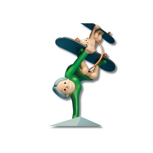 JOAN CORNELLA DOUBLE HAND-STAND FIGURE GREEN