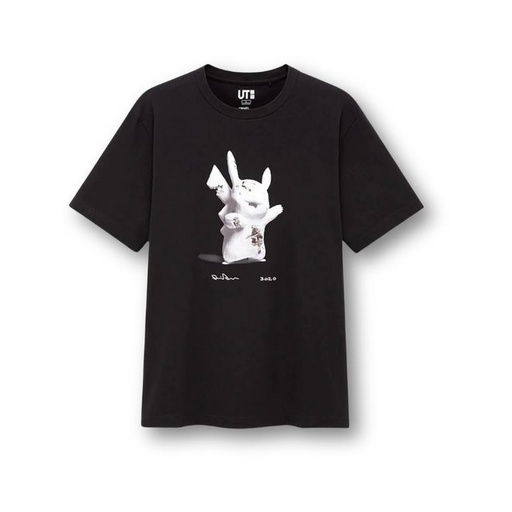UNIQLO X DANIEL ARSHAM X POKEMON PIKACHU TEE BLACK