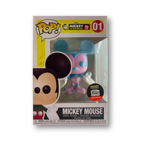 FUNKO POP! 米奇真正的原始米老鼠（粉紅色/紫色）（FUNKO SHOP 版模型）#01